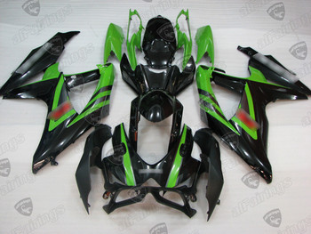 2008 2009 2010 Suzuki GSXR 600/750 custom bodywork black/green