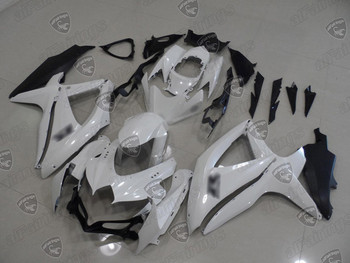 2008 2009 2010 gsxr 600/750 white/black fairings