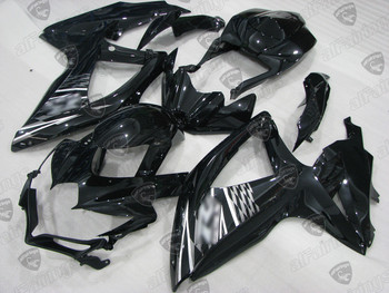 2008 2009 2010 Suzuki GSXR 600/750 gloss black fairings