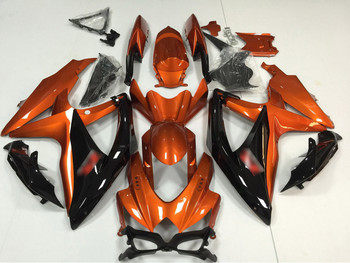 2008 2009 2010 gsxr 600/750 orange and black bodywork