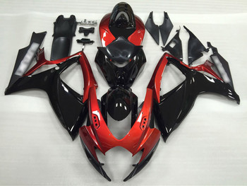 2006 2007 Suzuki GSXR 600/750 bodywork red and black