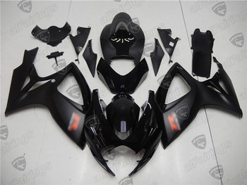 2006 2007 Suzuki GSXR 600/750 black fairing kits