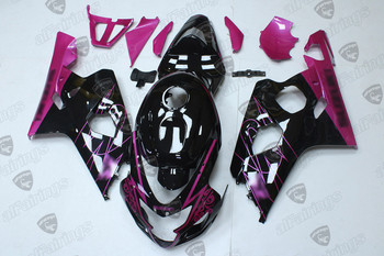 2004 2005 Suzuki GSXR 600/750 K4 K5 Alstare Corona fairings pink and black