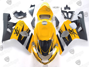 2004 2005 Suzuki GSXR 600/750 K4 K5 custom cowling yellow/black