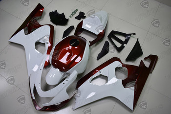 2004 2005 Suzuki GSXR 600/750 K4 K5 white/red fairing kits