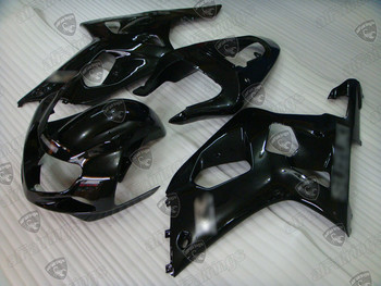 2001 2002 2003 GSXR 600 2000 2001 2002 2003 GSXR 750 sparkle gloss black fairings