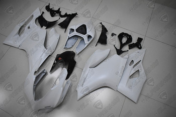 Ducati 899 1199 Panigale Arctic White fairing.