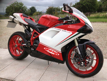 Ducati 848 EVO tricolore fairing kit, Ducati 848 EVO tricolore fairings, Ducati 848 EVO custom tricolore body kit.
