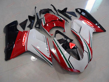 Ducati 1098S tricolore fairings, Ducati 848 1098 1198 tricolore fairing kit, Ducati Tricolore fairings for Ducati 848 1098 1198.