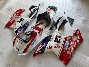 Ducati 848 EVO Ducati 1098 Ducati 1198 Troy Bayliss XEROX Replica fairing kit.