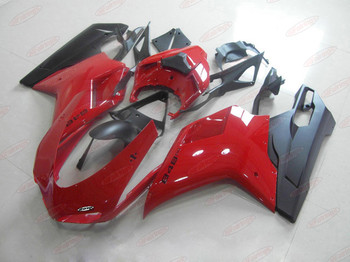 Ducati 848 EVO OEM Fairings red and black, Ducati 848 EVO original fairing red and black, Ducati 848 1098 1198 factory fairing and body kit red and black.