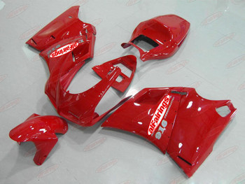 Ducati 916 Desmoquattro red fairings, Ducati Desmoquattro fairing kit for Ducati 748 and 996, Ducati 748 916 996 Desmoquattro fairing and body kit.