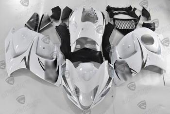 Suzuki Hayabusa GSX1300R pearl white bodywork