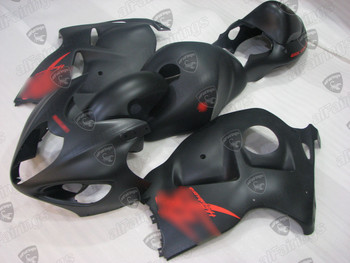 Suzuki Hayabusa GSX1300R matte black fairing kit, Suzuki Hayabusa GSX1300R matte black cowling