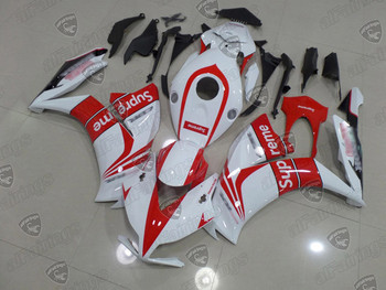 2012 2013 2014 2015 2016 Honda CBR1000RR Fireblade custom fairing white/red