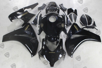 2008 2009 2010 2011 Honda CBR1000RR gloss black metallic bodywork