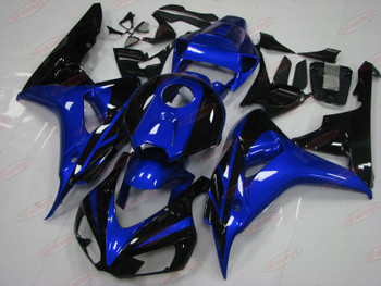 2006 2007 Honda CBR1000RR aftermarket fairing blue and black