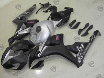 2006 2007 Honda CBR1000RR black/silver fairing kit