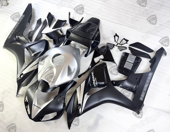 2006 2007 Honda CBR1000RR Fireblade OEM fairing matte black_matte silver