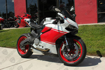 Ducati 959 1299 Panigale white and red fairing
