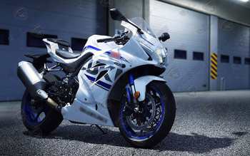 2017 2018 2019 2020 2021 2022 Suzuki GSXR1000 OEM fairing, 2017 2018 2019 2020 2021 2022 Suzuki GSXR1000 pearl white fairing and bodywork