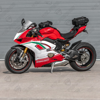 Ducati Panigale V4 V4S V4R custom red and white fairing