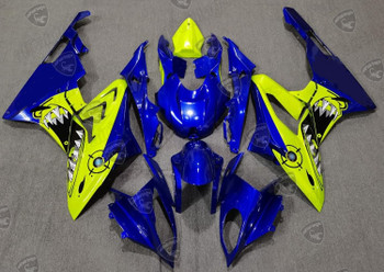 2015 2016 2017 2018 BMW S1000RR HP4 blue and lime green fairing kits