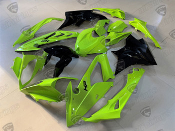 2015 2016 2017 2018 BMW S1000RR PH4 custom fairing light green and gloss black