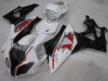 2009 2010 2011 2012 2013 2014 BMW S1000RR HP4 fairing pearl white and matte black