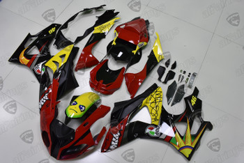 2009 2010 2011 2012 2013 2014 BMW S1000RR HP4 red AGV Rossi shark fairing.