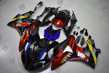 2009 2010 2011 2012 2013 2014 BMW S1000RR HP4 red shark fairing