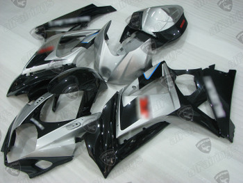 2007 2008 Suzuki GSXR1000 K7 K8 OEM Fairing silver and black
