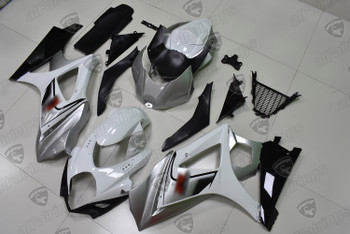 2007 2008 Suzuki GSXR1000 K7 K8 OEM Fairing white and black