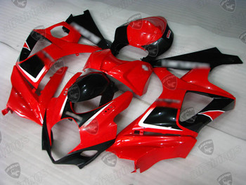 2007 2008 Suzuki GSXR1000 K7 K8 red and black fairing