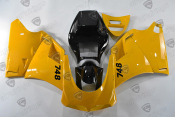 Ducati 748 916 996 998 custom bodywork yellow and black