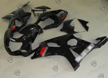 2001 2002 Suzuki GSXR1000 GIXXER K1 K2 shine black fairings