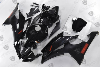 2008 2009 2010 2011 2012 2013 2014 2015 2016 Yamaha YZF-R6 black fairings