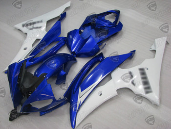 2008 2009 2010 2011 2012 2013 2014 2015 2016 Yamaha YZF-R6 blue and white fairings