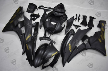 2006 2007 Yamaha YZF-R6 matte black fairings