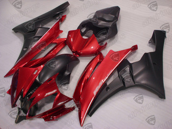 2006 2007 Yamaha YZF-R6 red and black fairing kits