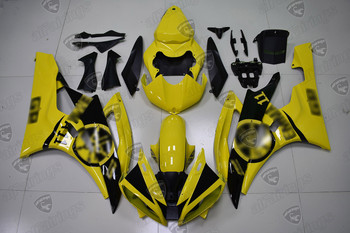 2006 2007 Yamaha YZF-R6 yellow and black bodywork