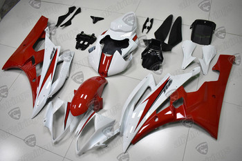 2006 2007 Yamaha YZF-R6 OEM fairings red and white