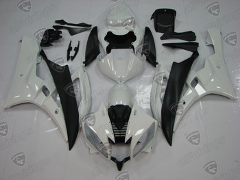 2006 2007 Yamaha YZF-R6 bodywork white and black