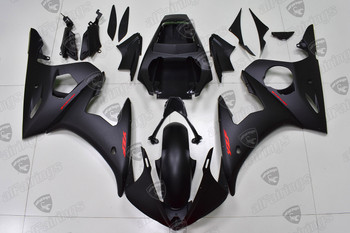 2004 2005 2006 Yamaha R6 / 2006 2007 2008 2009 Yamaha R6S flat black fairings