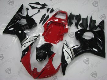 2004 2005 2006 Yamaha R6 / 2006 2007 2008 2009 Yamaha R6S red and black fairings