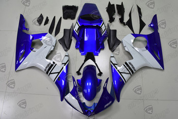2004 2005 2006 Yamaha R6 / 2006 2007 2008 2009 Yamaha R6S bodywork blue and white