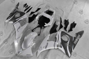 2003 2004 2005 Yamaha YZF R6 / 2006 2007 2008 2009 Yamaha YZF R6S white and grey fairings