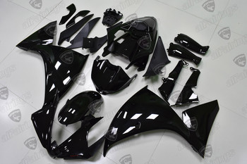 2009 2010 2011 Yamaha YZF R1 black pearl fairing kit