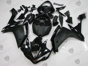 2007 2008 Yamaha YZF R1 black fairing set