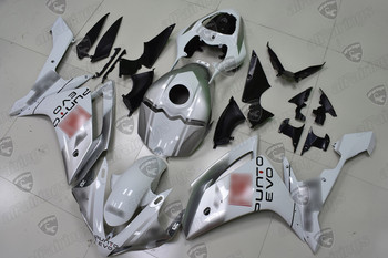 2007 2008 Yamaha YZF R1 white and silver fairing kit 